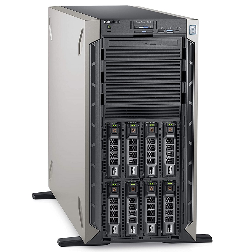 Máy chủ DELL Server PowerEdge T640 (Xeon Silver 4210/16GB RAM/2TB HDD NLSAS 3.5in/DVDRW/PERC H730P+/iDRAC9 Enterprise/750W(1+1)) (70196159)