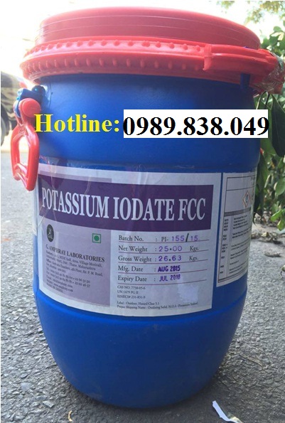 Potassium Iodate - Kai iotdat - KIO3 99.9% Ấn Độ