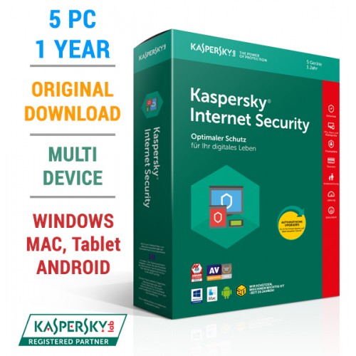 The Kaspersky Internet 2022 – BOX (KIS) 5PC/1Year
