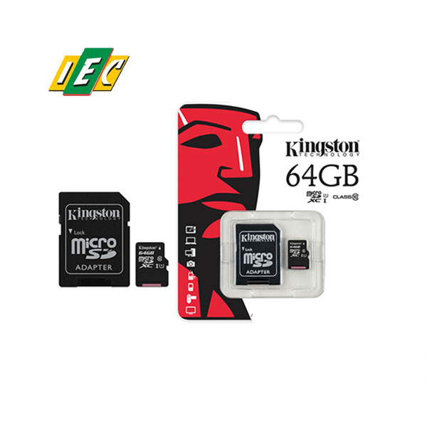Thẻ nhớ KINGSTON 64GB MICRO SD CLASS 10 SDCS2/64GB