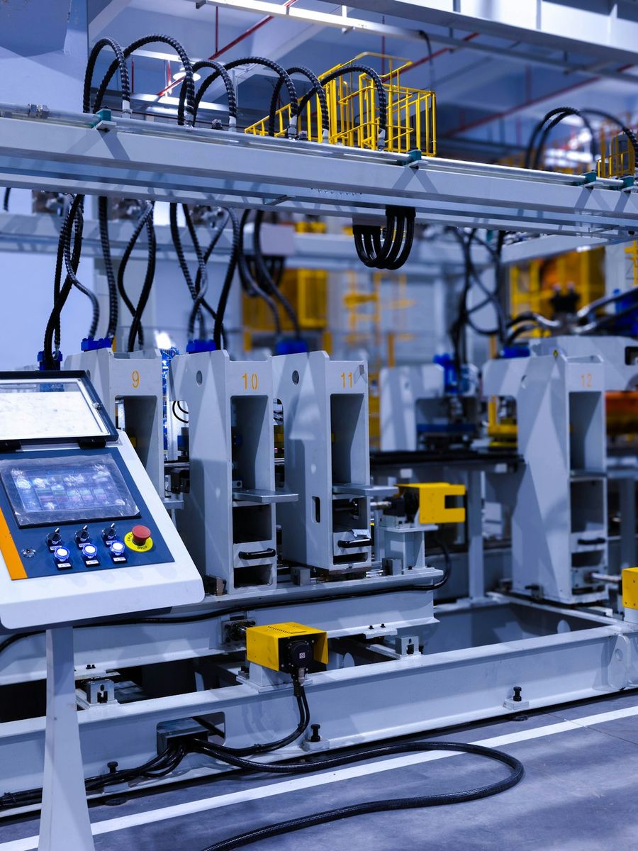 Bảng điều khiển HMI của máy sản xuất công nghiệp