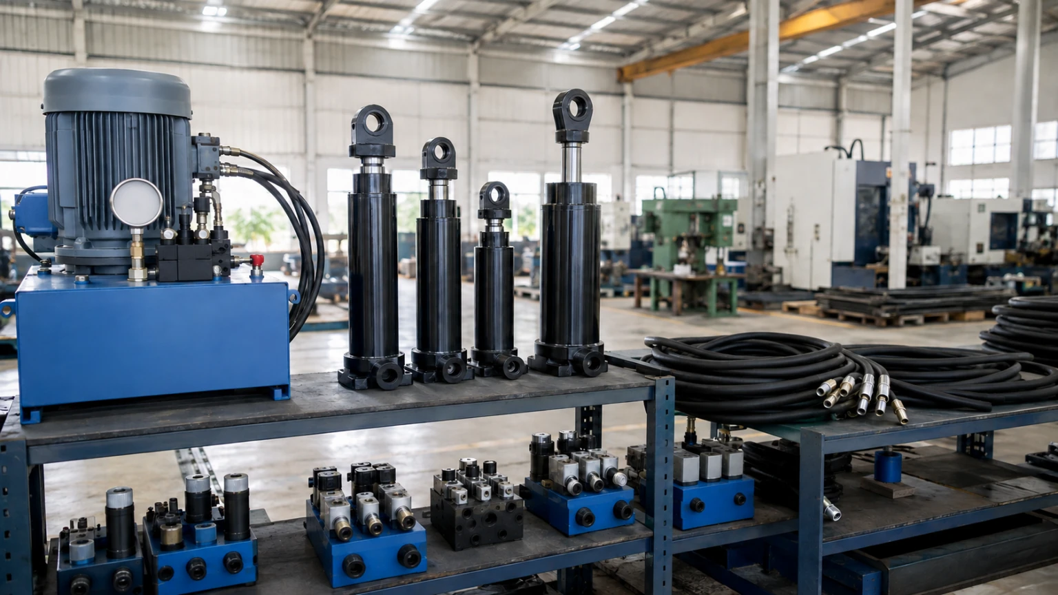 Thiết bị thủy lực khí nén công nghiệp tiêu chuẩn
