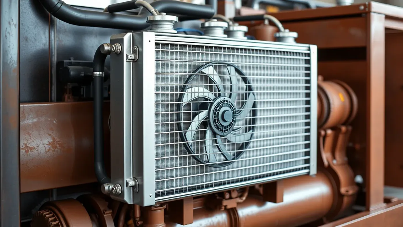 bộ làm mát dầu thủy lực bằng nước