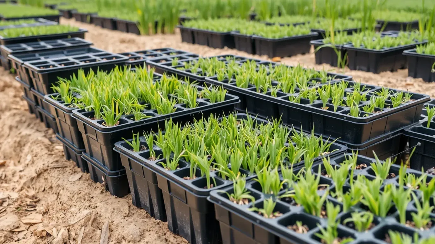 Khay gieo mạ ném chất lượng cao cho nông nghiệp